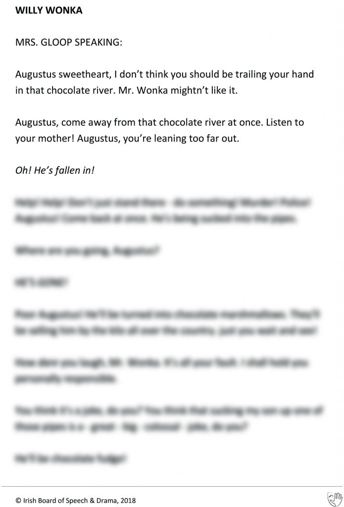 Willy Wonka (Mrs. Gloop Speaking)
