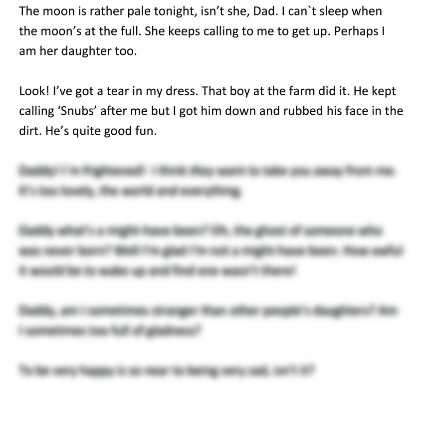 Dear Brutus (Margaret Speaking)