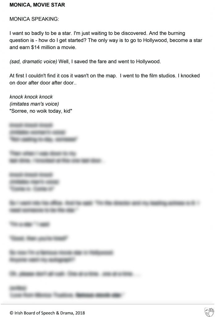Monica, Movie Star (Monica Speaking)