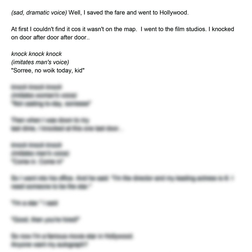 Monica, Movie Star (Monica Speaking)