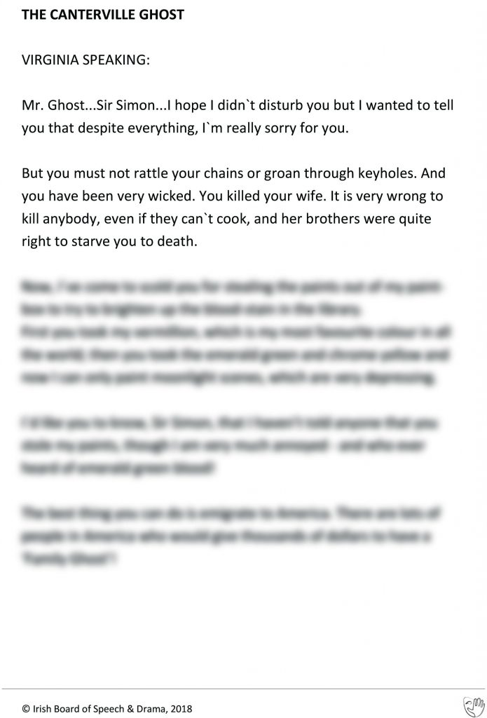 The Canterville Ghost (Virginia Speaking)