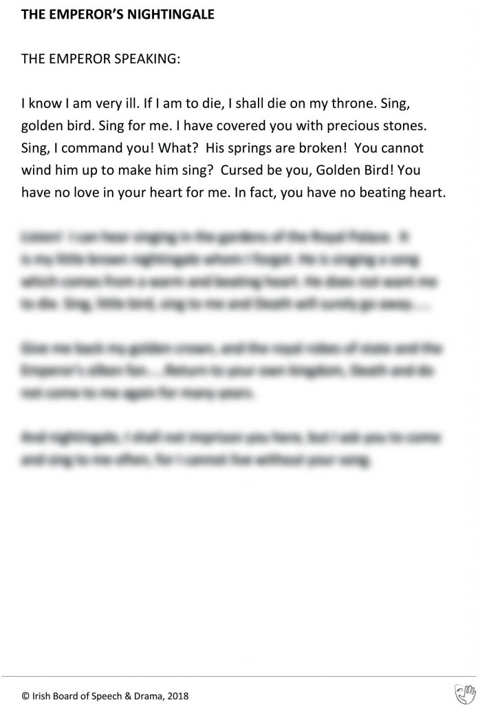 The Emperor's Nightingale (The Emperor Speaking)