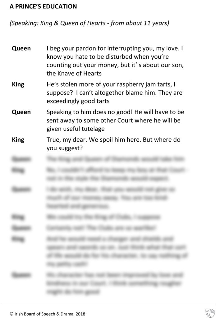 A Prince's Education (Queen and King Speaking)
