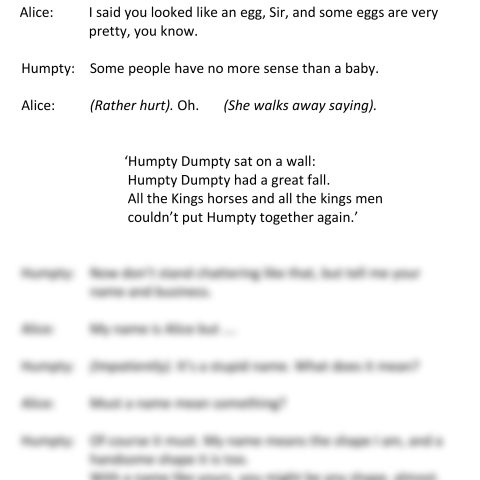 Alice - Through The Looking Glass