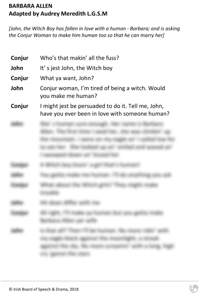 Barbara Allen (Conjur and John Speaking)