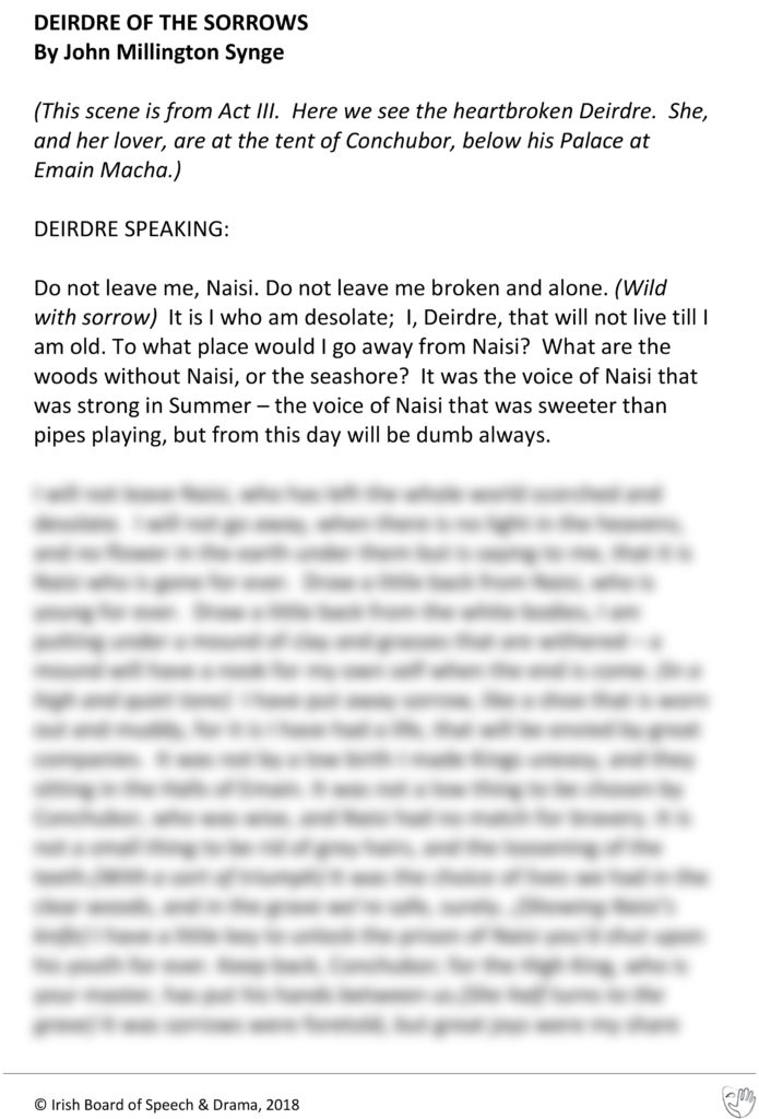 Deirdre Of The Sorrows (Deirdre Speaking)