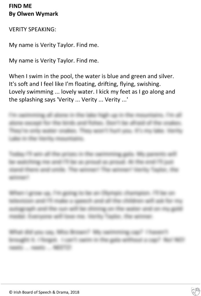 Find Me (Verity Speaking)