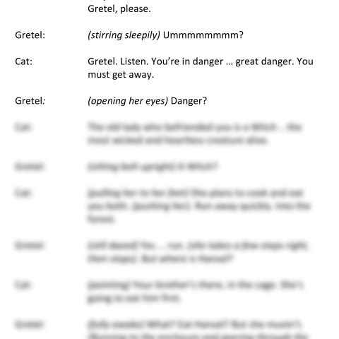 Hansel & Gretel (Cat and Gretel Speaking)