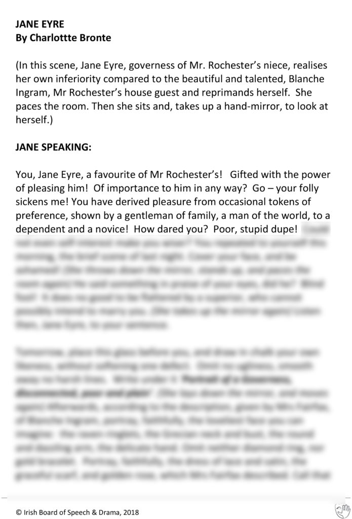 Jane Eyre (Jane Speaking)