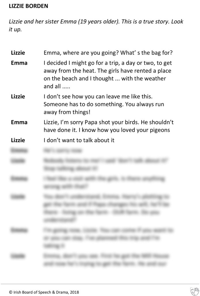 Lizzie Borden (Lizzie and Emma Speaking)