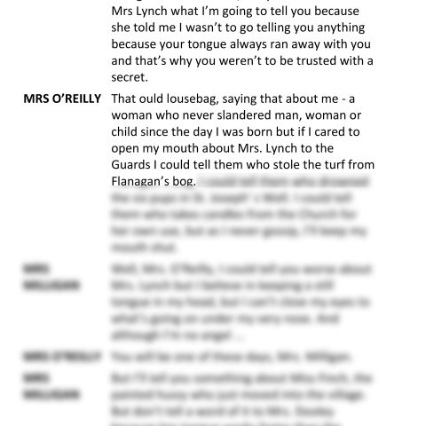 Scandal (Mrs. Milligan and Mrs. O'Reilly Speaking)