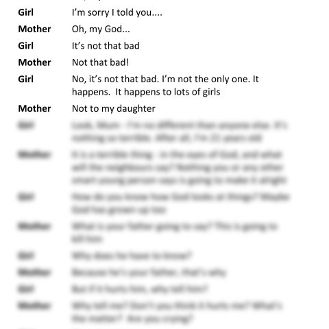 Tell Me Another Story (Mother and Daughter Speaking)