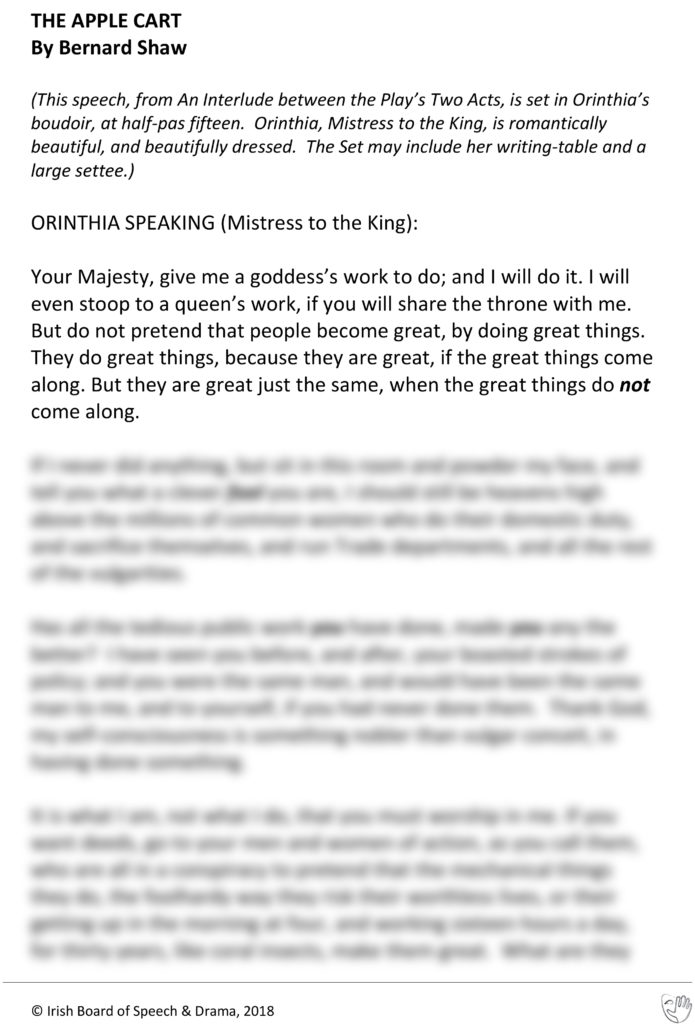The Apple Cart (Orinthia Speaking)