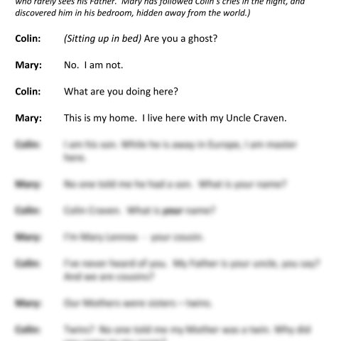 The Secret Garden (Colin and Mary Speaking)