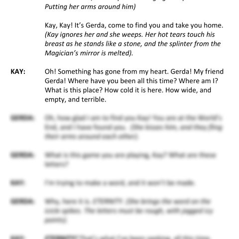 The Snow Queen (Gerda and Kay Speaking)