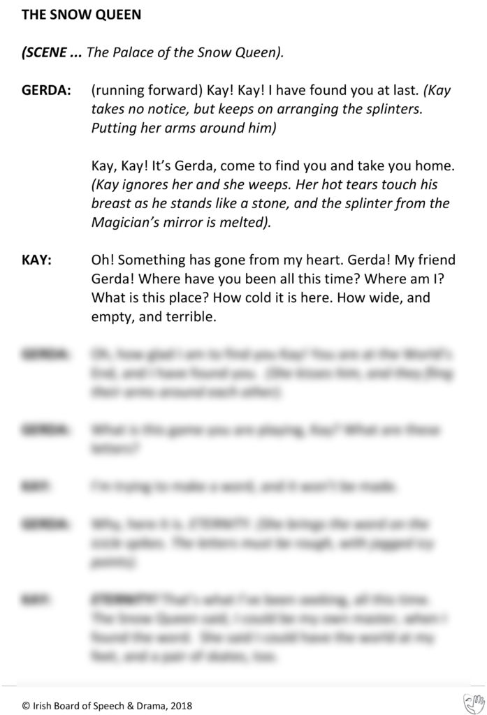 The Snow Queen (Gerda and Kay Speaking)