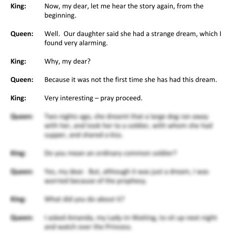 The Tinder Box (King and Queen Speaking)