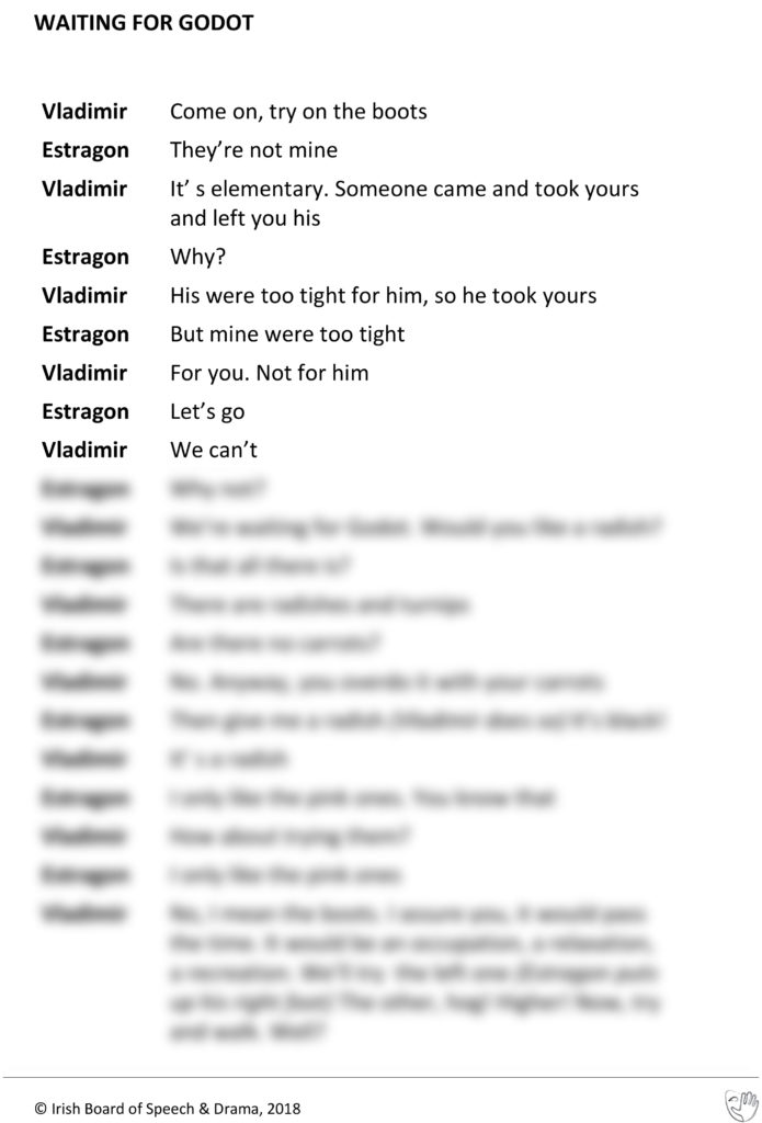 Waiting For Godot (Vladimir and Estragon Speaking)